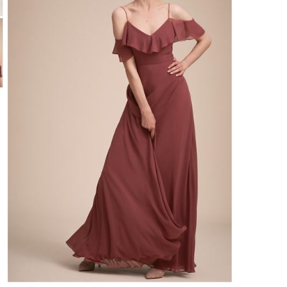 Jenny Yoo Bridesmaid Dress - Mila Cinnamon Rose